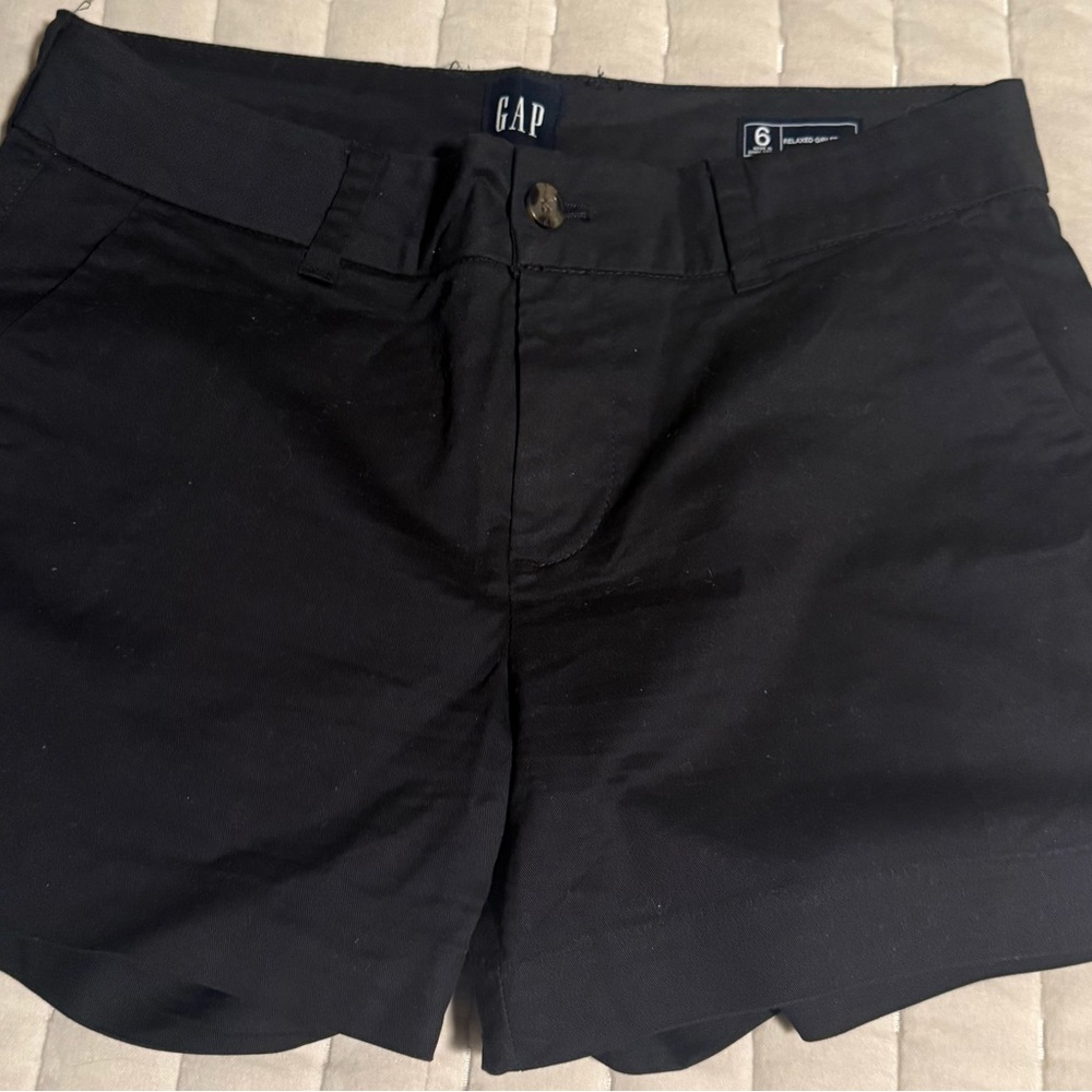 GAP Black Shorts Classic Cotton Blend